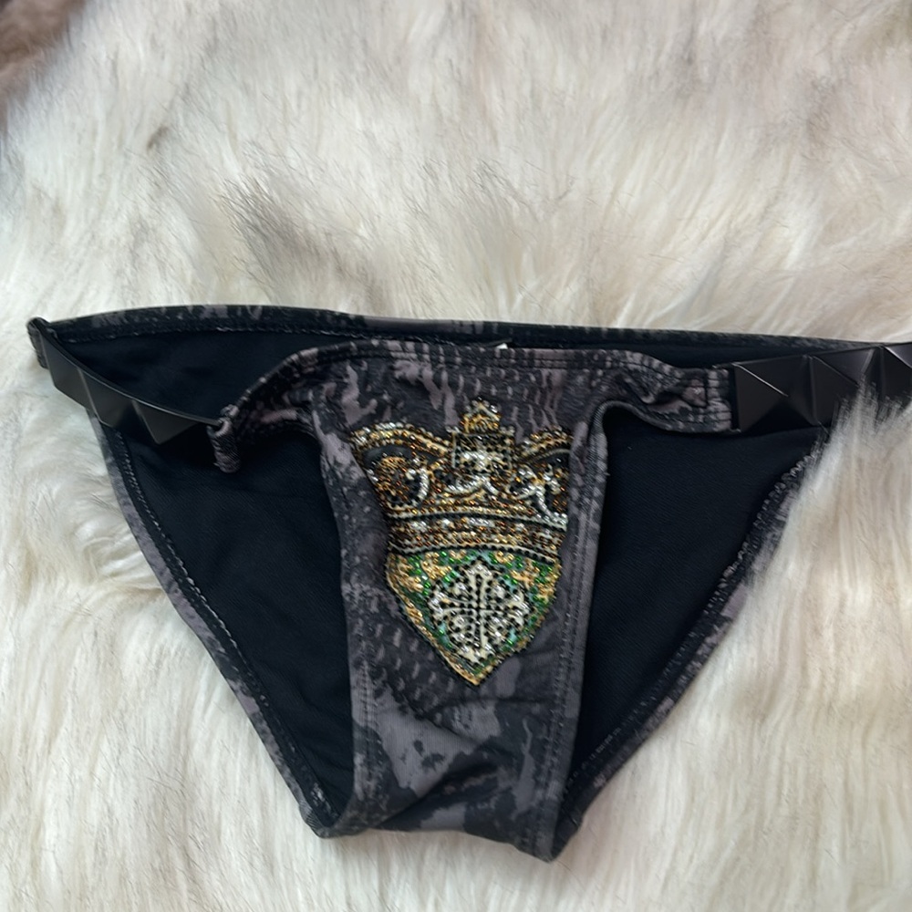NWOT Sinful By Affliction Bikini Bottoms Rare Deadstock - Picture 4 of 5